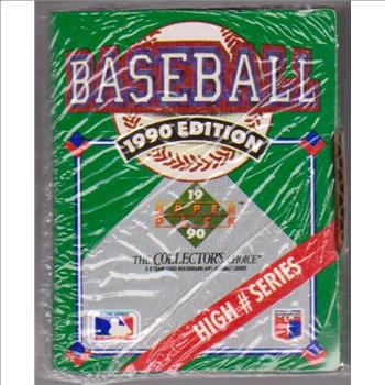 Sealed 1990 Upper Deck High # Series 100 Card Factory Set