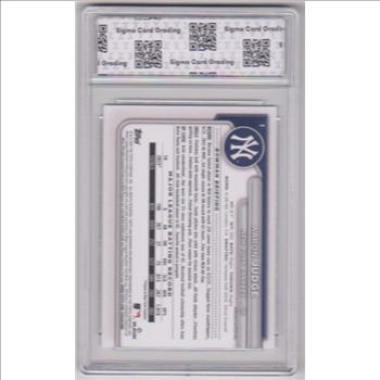 Graded Sigma Mint+ 9.5 - Aaron Judge 2024 Bowman #7 Card
