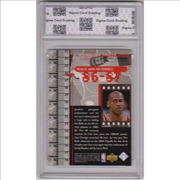 Graded Sigma Mint 9  - Michael Jordan 1998 Upper Deck Living Legends #16 Card