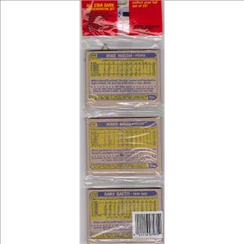 1987 Topps Baseball 49 Card Rack Pack w/ Gary Carter On Front
