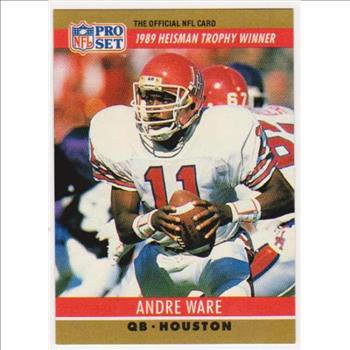 Wrong Front Error - Bo Jackson 1990 Pro Set Football Card