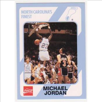 Michael Jordan 1989 North Carolina #15 College Card