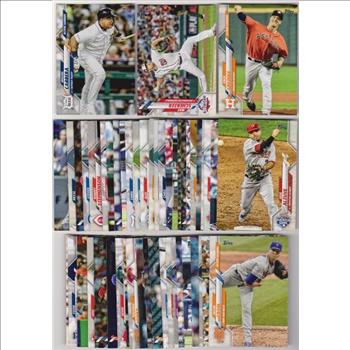 100 Different 2020 Topps Update Baseball Cards w/ Miguel Cabrera + More