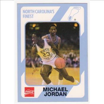 Michael Jordan 1989 North Carolina #17 College Card