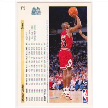 1992-93 Upper Deck McDonald's Michael Jordan #P5