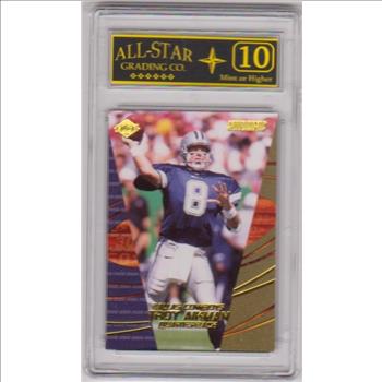 Graded 10 - Troy Aikman 2000 Collector's Edge Supreme #35 Card