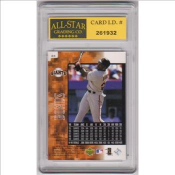 Graded 10 - Barry Bonds 2000 Upper Deck Ionix #24 Card