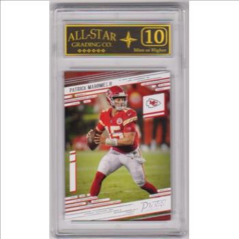Graded 10 - Patrick Mahomes 2021 Panini Prestige #91 Card