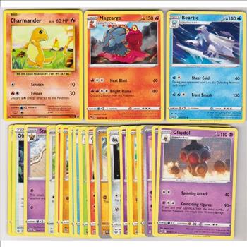 25 Different Pokemon Trading Cards w/ Charmander + More