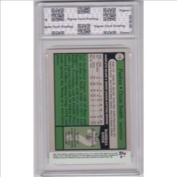 Graded Sigma Gem Mint 10 - Ozzie Smith 2006 Topps Rookie Of The Week #20 Card