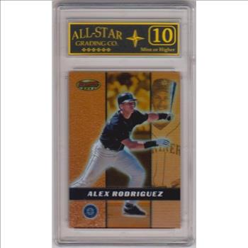 Graded 10 - Alex Rodriguez 2000 Bowman's Best Previews #BBP5 Insert Card