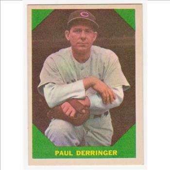 1960 Fleer Paul Derringer #43 Card