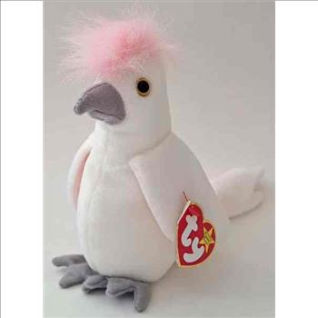 1998 Ty Beanie Baby Kuku The Cockatoo - New With Tags