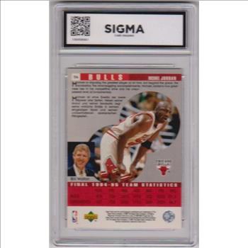 Graded Sigma Mint+ 9.5 - Michael Jordan 1995-96 Collector's Choice German #114 Card