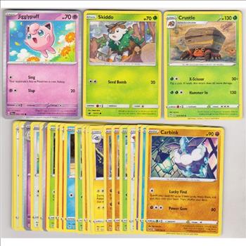 25 Different Pokemon Trading Cards w/ Jigglypuff + More