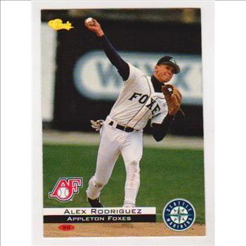 Rookie - Alex Rodriguez 1994 Classic Minor League #CB1 Promo Card