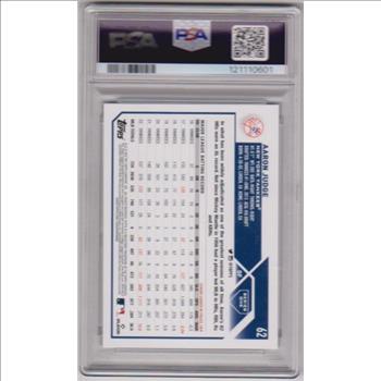 Graded PSA Mint 9 - Aaron Judge 2023 Topps #62 Card