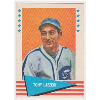 1961 Fleer Tony Lazzeri #54 Card - HOF'er