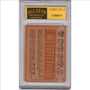 Graded 10 - Wrong Back Error Don Mattingly 1988 Topps Card (Dwight Gooden Back)