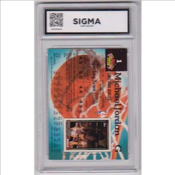 Graded Sigma Mint 8 - Michael Jordan 1992-93 Stadium Club #1 Card