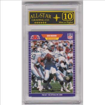 Graded 10 - Dan Marino 1989 Pro Set #220 Card