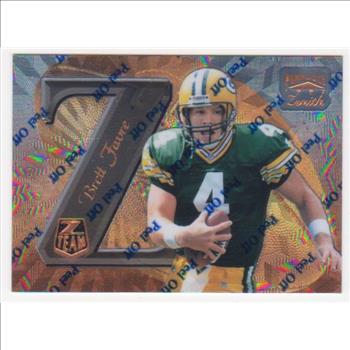 Brett Favre 1997 Zenith Z-Team #ZT11 Promo Card