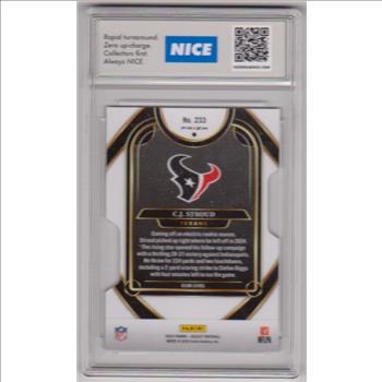 Graded Nice NM-MT+ 8.5 - C.J. Stroud 2024 Panini Select Die-Cut Silver #233 Card