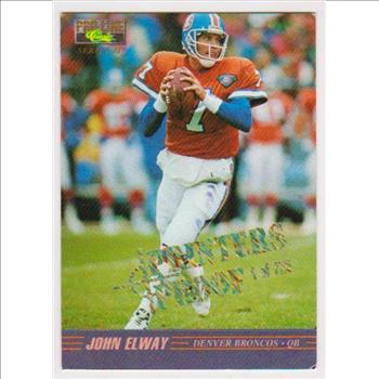 1 Of Only 725 Produced - John Elway 1995 Pro Line Series II Printers Proof Insert Card