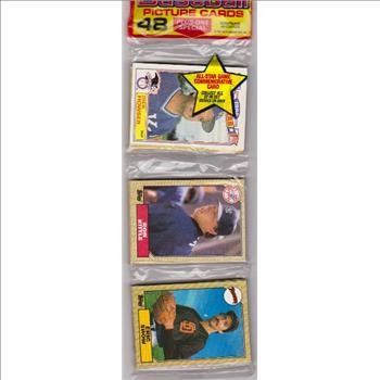 1987 Topps Baseball 49 Card Rack Pack w/ Dick Howser On Front