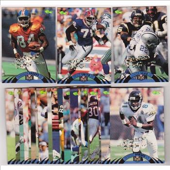 Only 499 Exist - 25 Different 1996 Classic NFL Experience Printers Proof Insert Cards w/ Bruce Smith + More