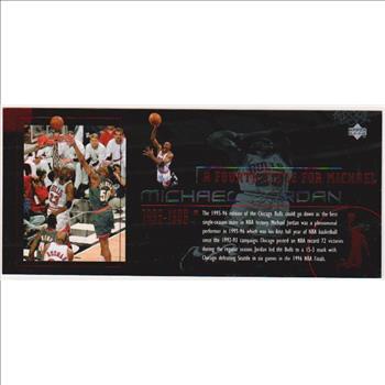1999 Upper Deck Michael Jordan Career Set Jumbo #CC4 Card