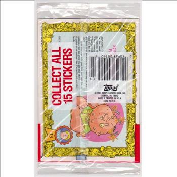 Sealed - 1986 Topps Garbage Pail Kids Giant Stickers Unopened Pack