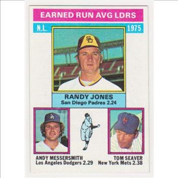1976 Topps Tom Seaver/Randy Jones/Andy Messersmith #201 Baseball Card