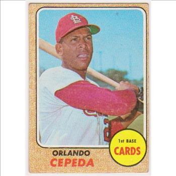 1968 Topps Orlando Cepeda #200 Card - HOF'er