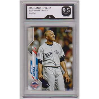 Graded Sigma Mint+ 9.5 - Mariano Rivera 2020 Topps Update #U-154 Card