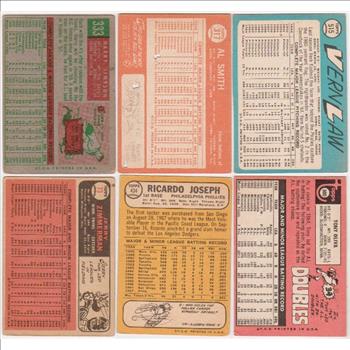 6 Different 1950's/1960's Topps Baseball Cards w/ Tony Oliva + More