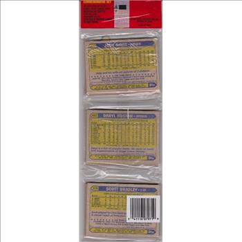 1987 Topps Baseball 49 Card Rack Pack w/ Wally Joyner On Front