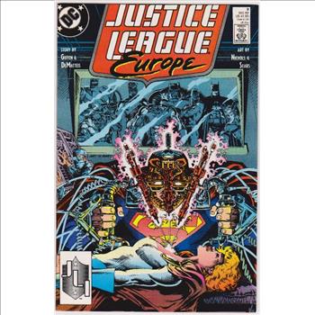 1989 DC Comics JUSTICE LEAGUE EUROPE #9 Issue