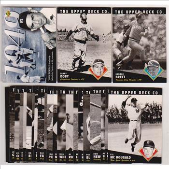 25 Different 1994 Upper Deck All-Time Heroes Cards - Yogi Berra + More