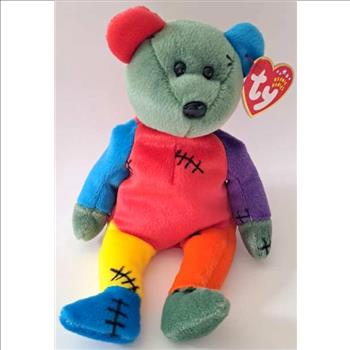 2002 Ty Beanie Baby FRANKENTEDDY THE BEAR - New With Tags