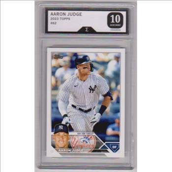 Graded Sigma Gem Mint 10 - Aaron Judge 2023 Topps #62 Card