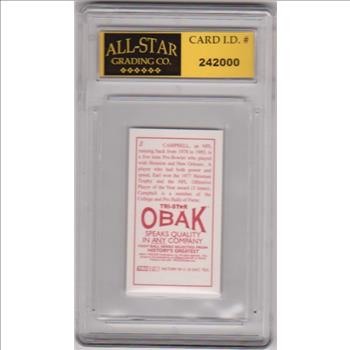 Graded 10 - Earl Campbell 2011 Tri-Star Obak T212 Mini #3 Card