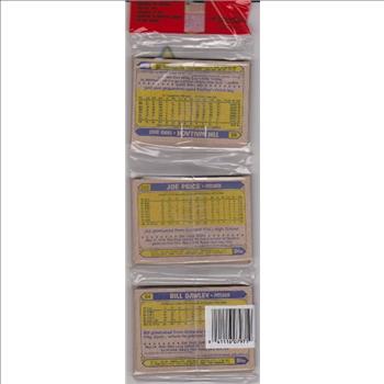 1987 Topps Baseball 49 Card Rack Pack w/ Wally Joyner On Front