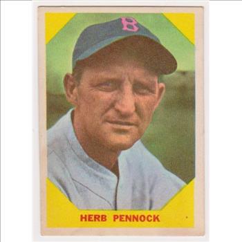 1960 Fleer Herb Pennock #35 Card - HOF'er
