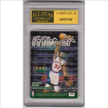 Graded 10 - Alonzo Mourning 2000-01 Topps Finest #158 Card