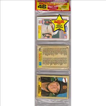 1987 Topps Baseball 49 Card Rack Pack w/ Tony Gwynn On Front