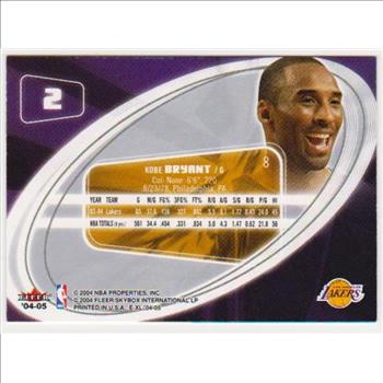 Kobe Bryant 2004-05 Fleer E-XL #2 Card