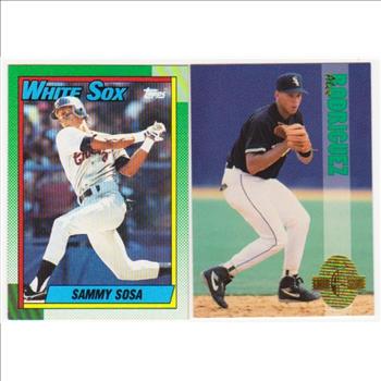 Rookies - Alex Rodriguez 1993 Classic Four Sport + Sammy Sosa 1990 Topps Rookie Pair