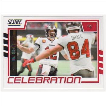 Tom Brady 2022 Score Celebration #C-TB Insert Card
