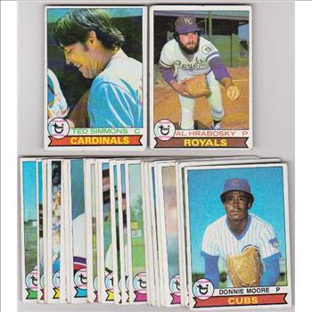 25 Different 1979 Topps Baseball Cards - Ted Simmons + More